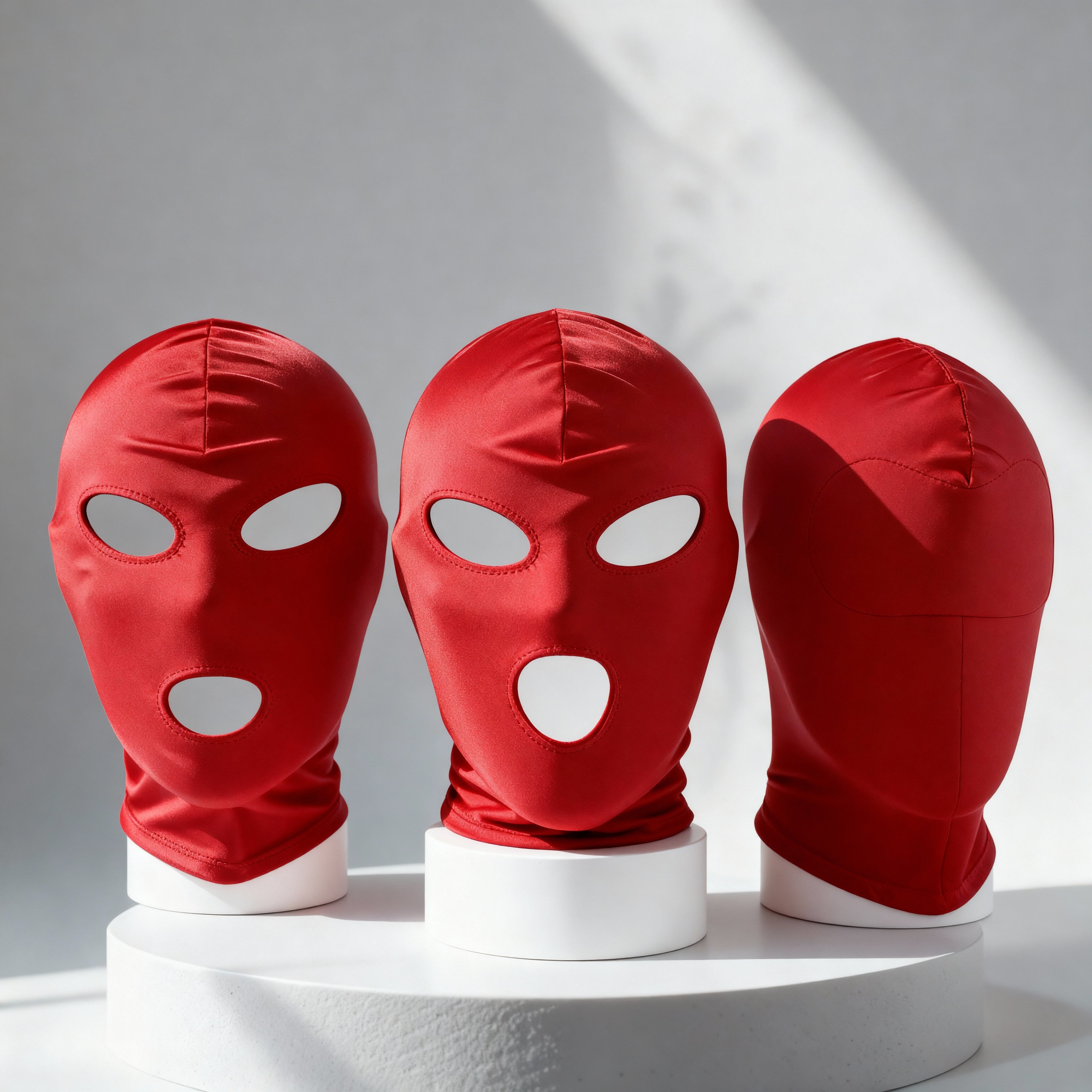 Cagoule BDSM Rouge Intime