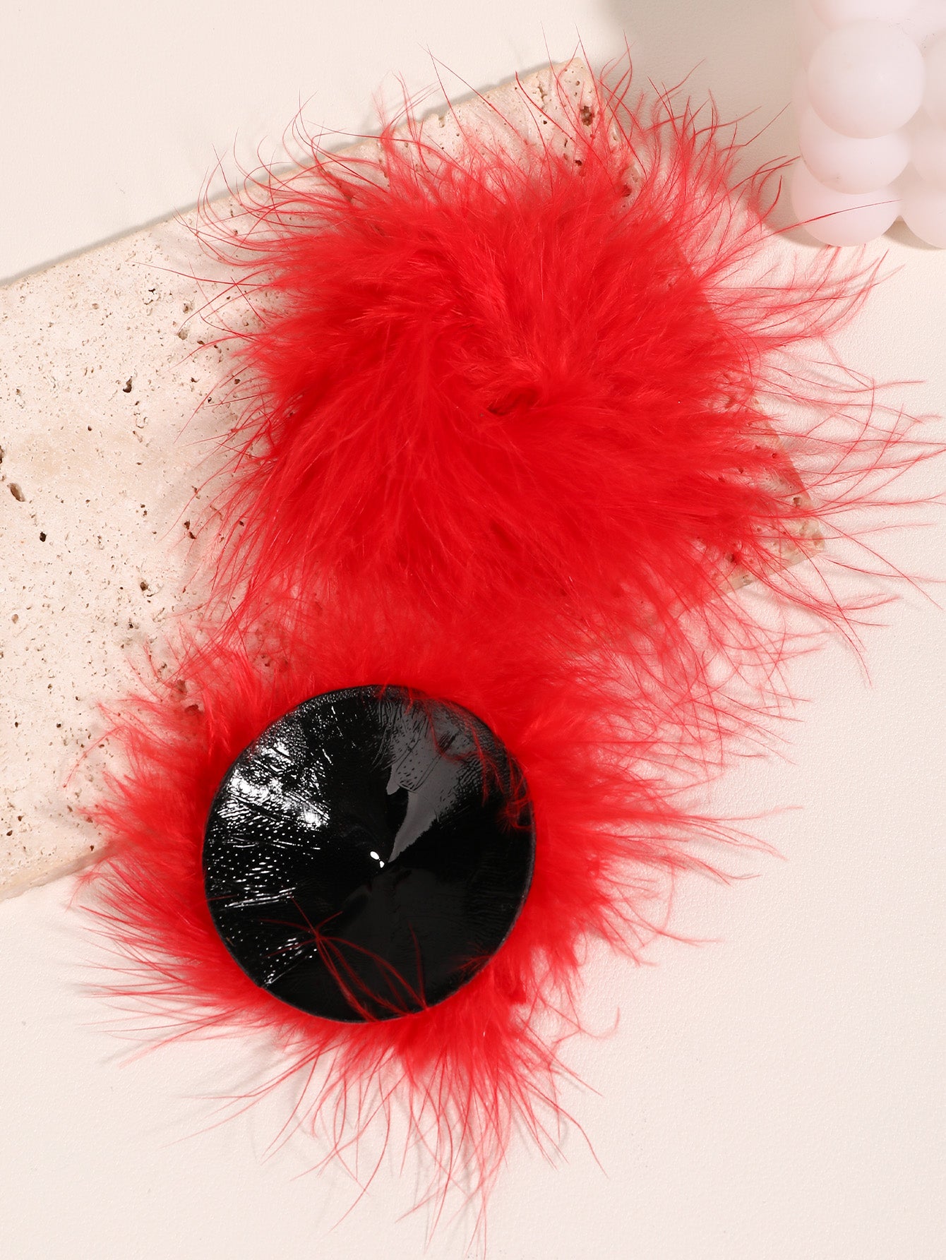 Cache-tétons sexy en peluche