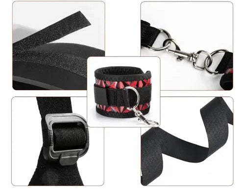 Menottes et sangles BDSM – Kit bondage complet