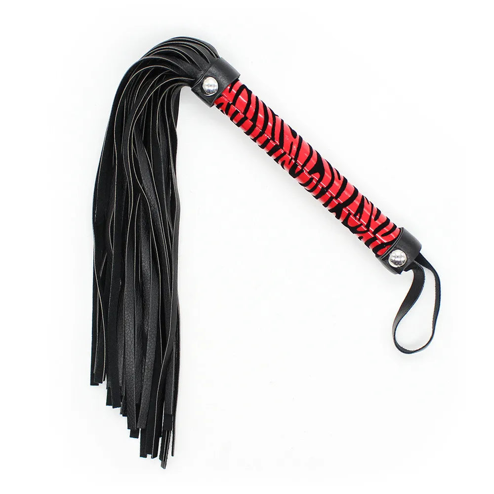 Fouet BDSM en cuir