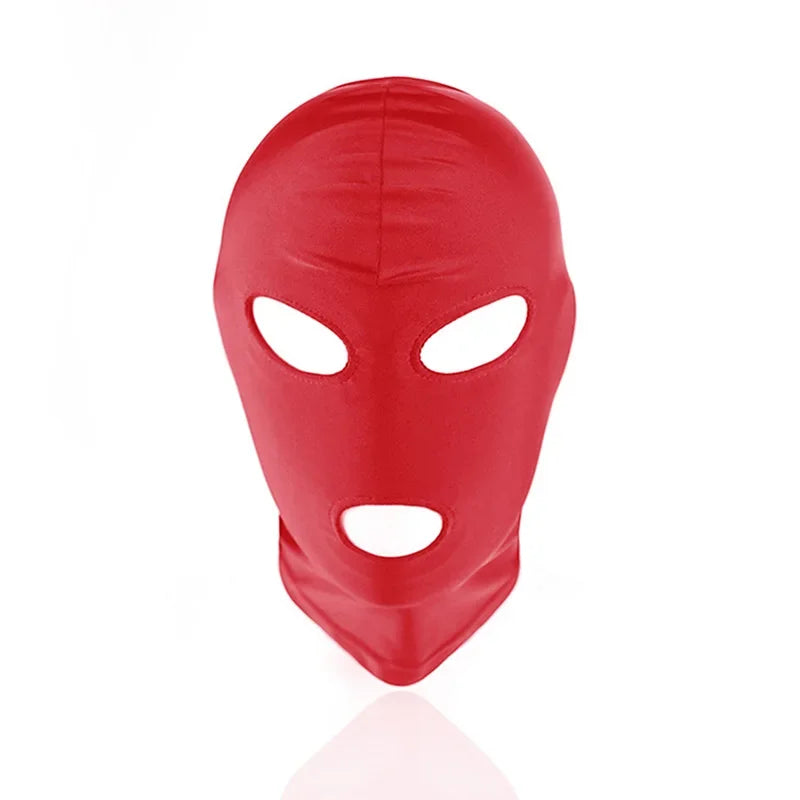 Cagoule BDSM Rouge Intime