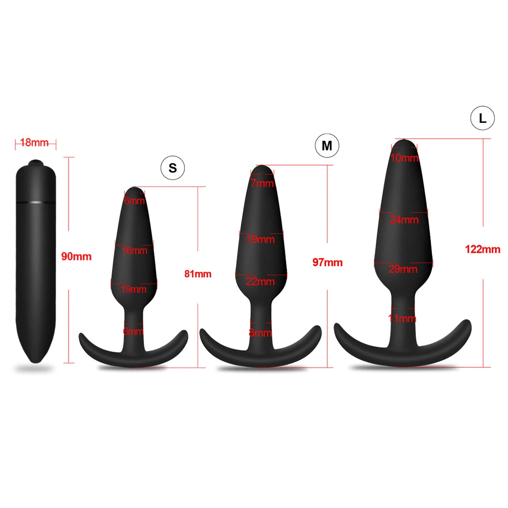 plugs anal silicone