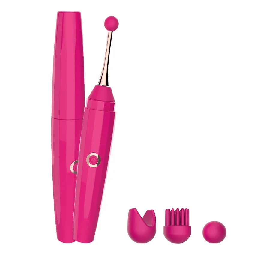 Vibromasseur Ergonomique avec 3 Têtes Interchangeables