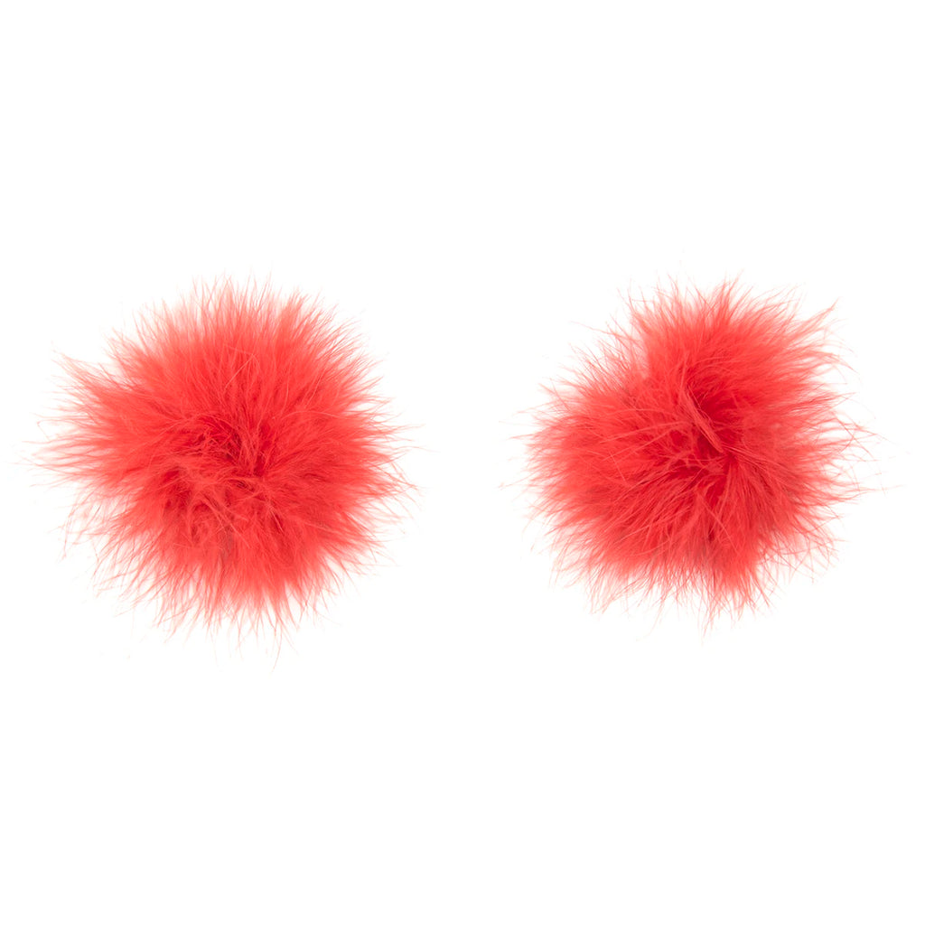 Cache-tétons sexy en peluche