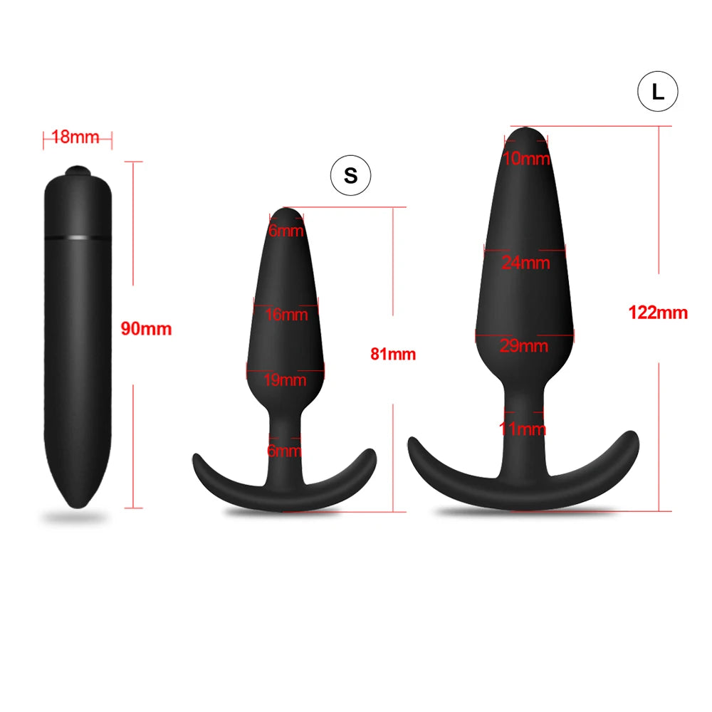 plugs anal silicone