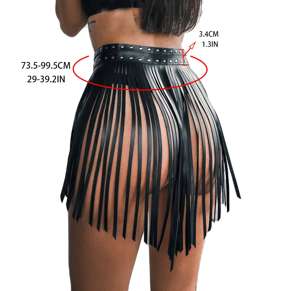 Harnais BDSM femme en cuir