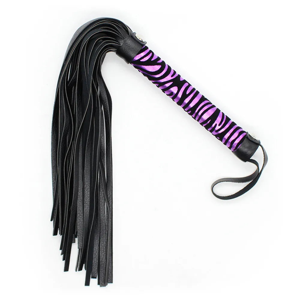 Fouet BDSM en cuir