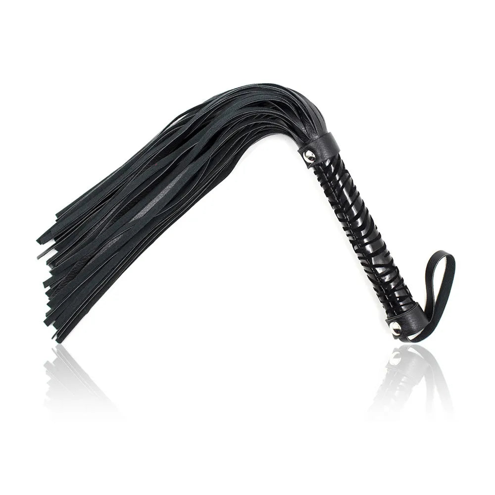 Fouet BDSM en cuir