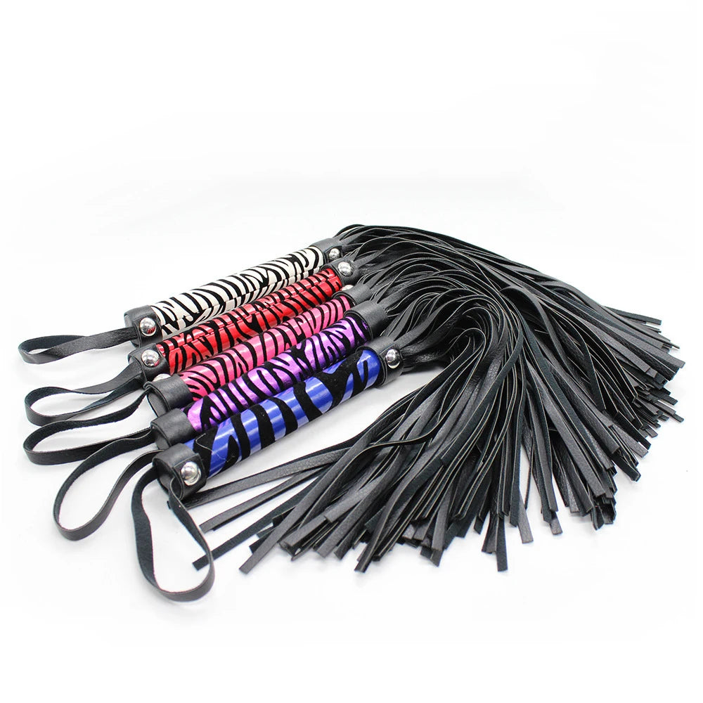 Fouet BDSM en cuir