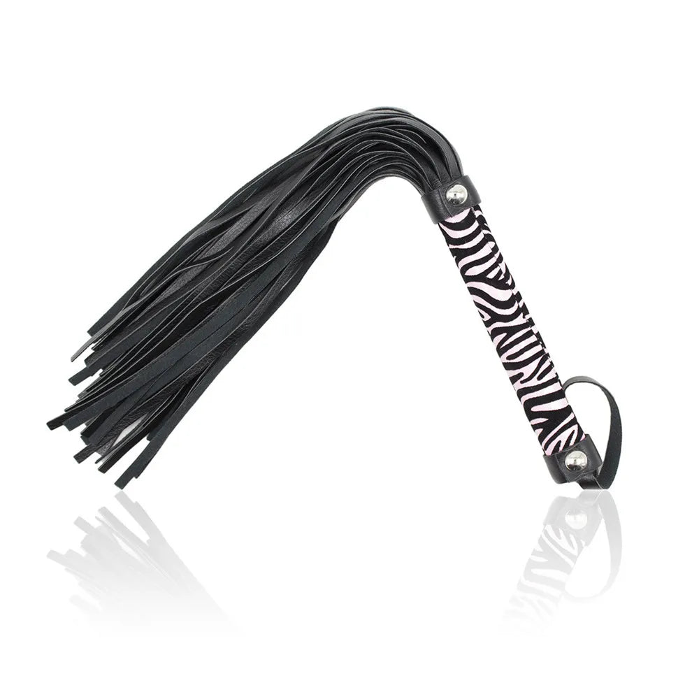 Fouet BDSM en cuir