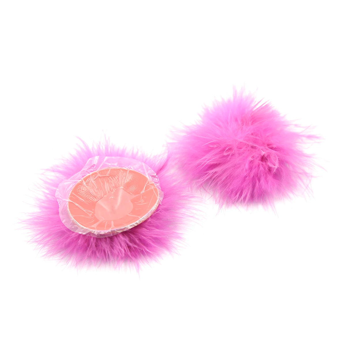 Cache-tétons sexy en peluche