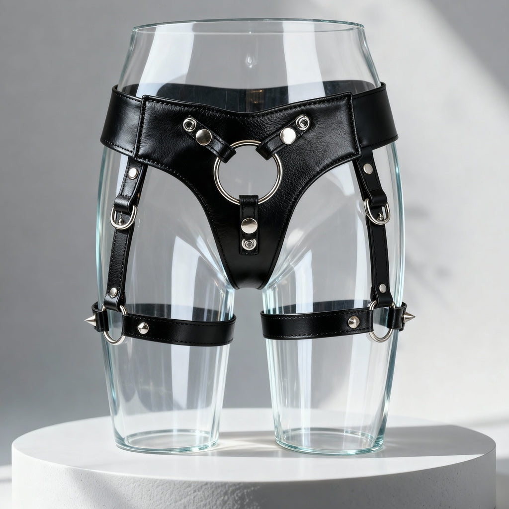 Ceinture harnais avec plug anal