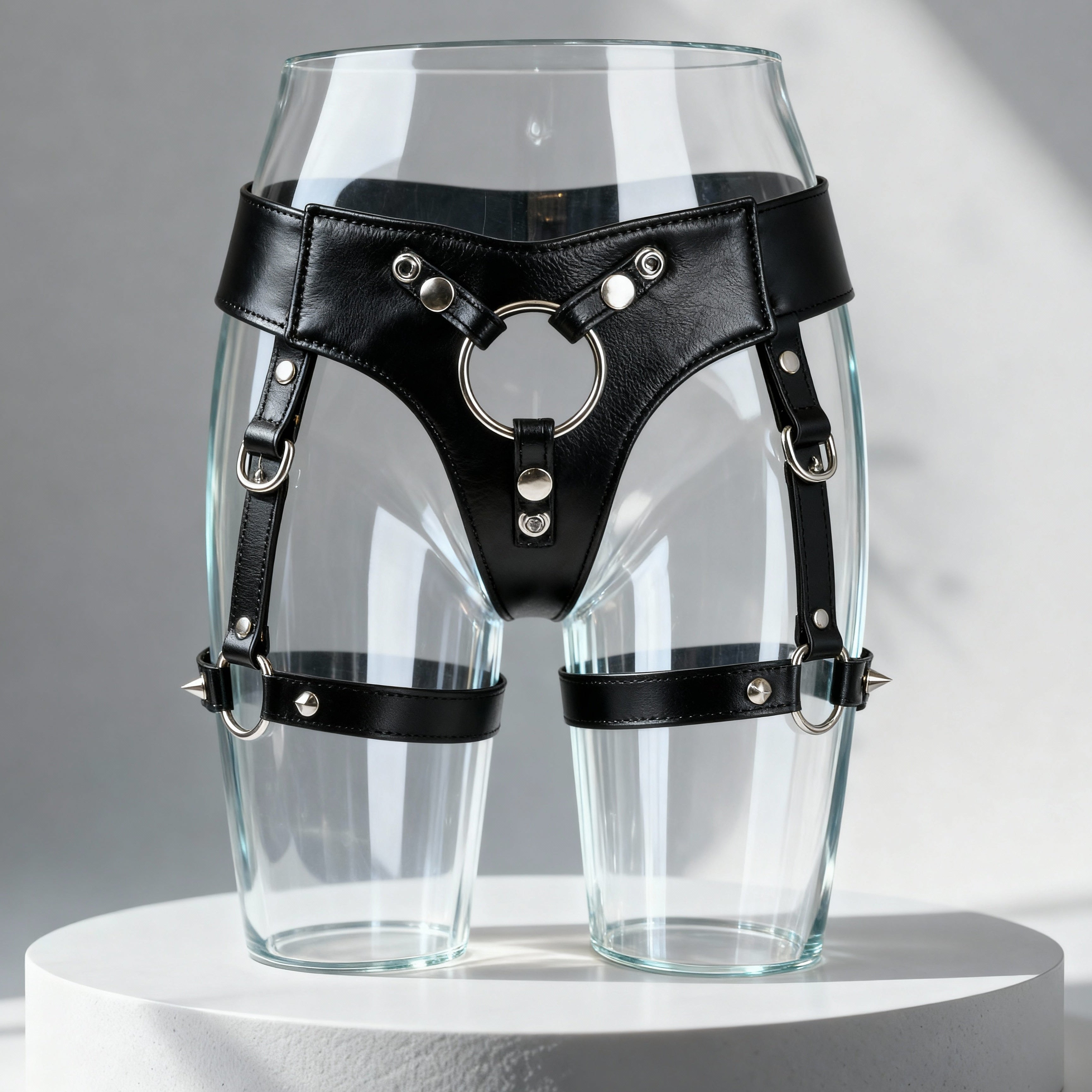 Ceinture harnais avec plug anal